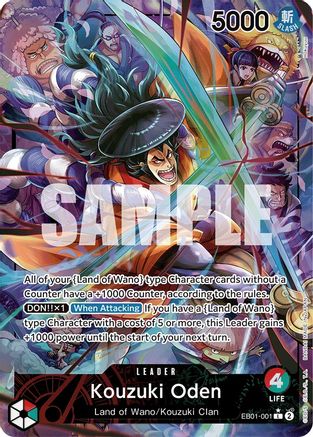 Kouzuki Oden (Alternate Art) (EB01-001) Foil