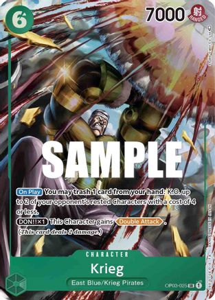 Krieg (Alternate Art) (OP03-025) Foil