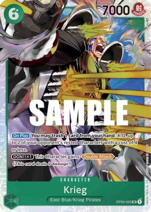 Krieg (OP03-025) Foil