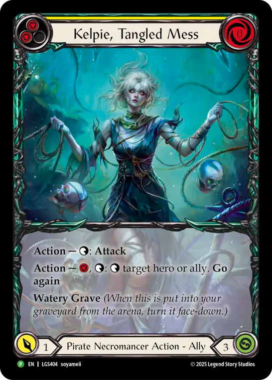 Kelpie, Tangled Mess (LGS404) Rainbow Foil - FaB Promos