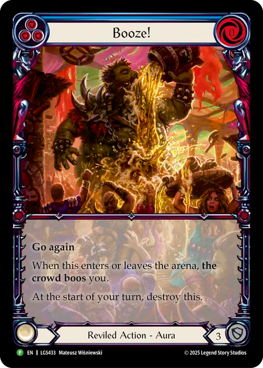 Booze! (LGS433) Cold Foil - Flesh and Blood: Promo Cards