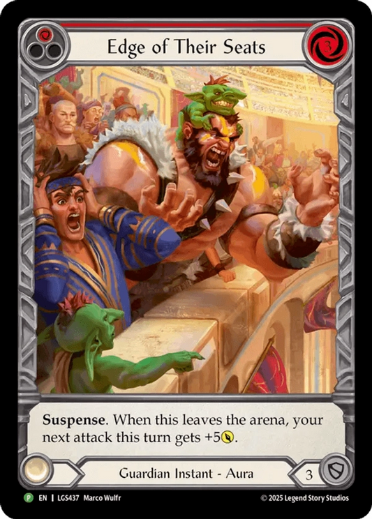 Edge of Their Seats (Red) (Extended Art) (LGS437) Cold Foil - FaB Promos