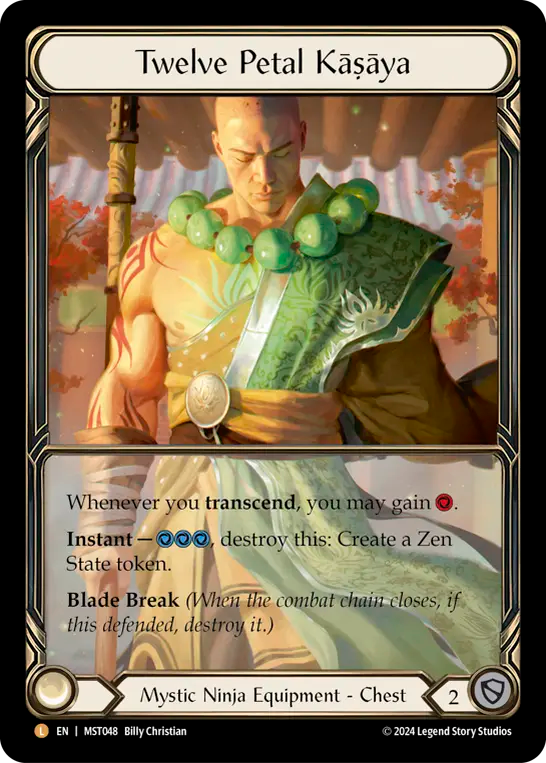 Twelve Petal Kasaya (Extended Art) (MST048) Cold Foil - Part the Mistveil