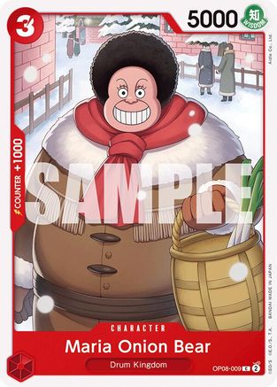 Maria Onion Bear (OP08-009)