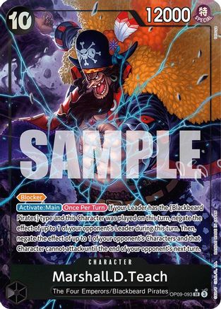 Marshall.D.Teach (Alternate Art) (OP09-093) Foil