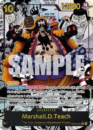 Marshall.D.Teach (Manga) (OP09-093) Foil