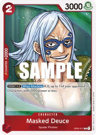 Masked Deuce (OP02-017) Foil