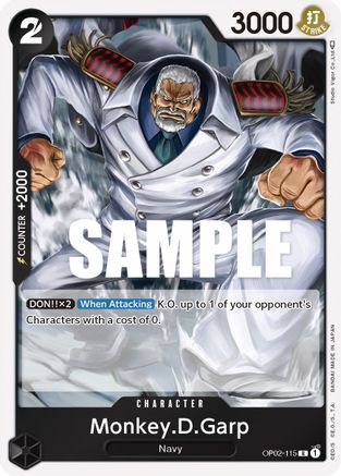 Monkey.D.Garp (OP02-115) Foil