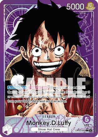 Monkey.D.Luffy (Alternate Art) (OP05-060) Foil