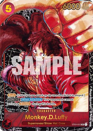 Monkey.D.Luffy (Alternate Art) (ST01-012) Foil