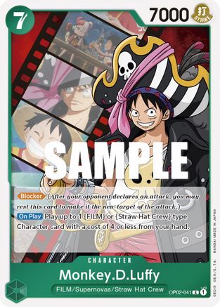 Monkey.D.Luffy (OP02-041) Foil