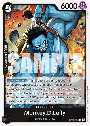 Monkey.D.Luffy (OP07-091) Foil