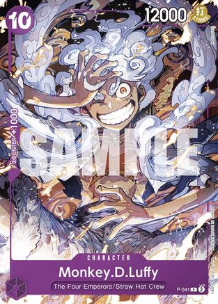 Monkey.D.Luffy (P-041) (Reprint)