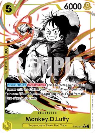 Monkey.D.Luffy (Parallel) (ST13-015) Foil