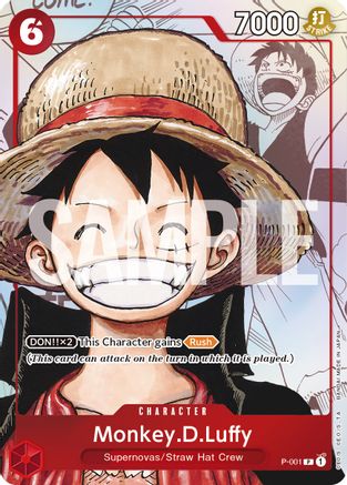 Monkey.D.Luffy (Premium Card Collection -25th Edition-) (P-001) Foil