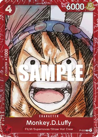Monkey.D.Luffy (Premium Card Collection -ONE PIECE FILM RED Edition-) (P-022) Foil