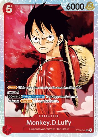 Monkey.D.Luffy (ST01-012) Foil