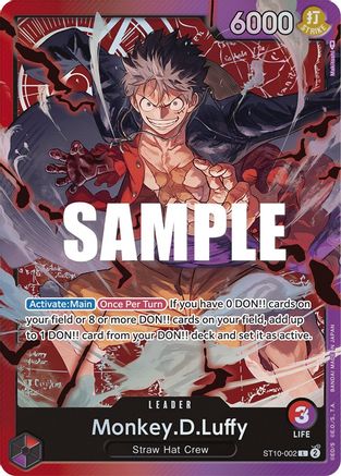 Monkey.D.Luffy (ST10-002) Foil