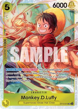 Monkey.D.Luffy (ST13-015) Foil