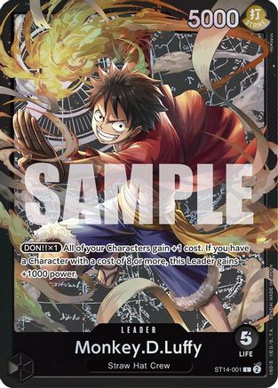 Monkey.D.Luffy (ST14-001) Foil