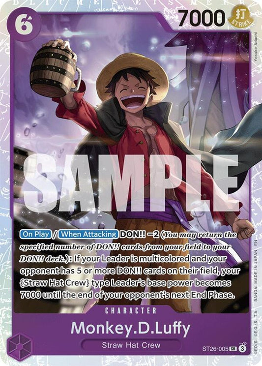 Monkey.D.Luffy (ST26-005) (ST26-005) Foil