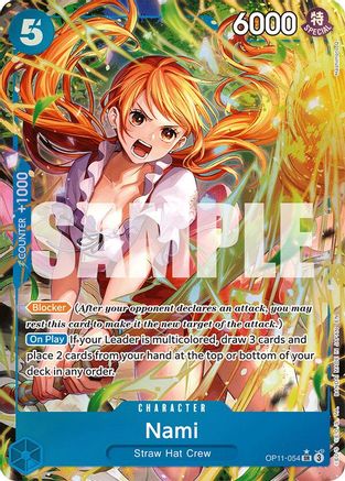 Nami (Alternate Art) (OP11-054) Foil