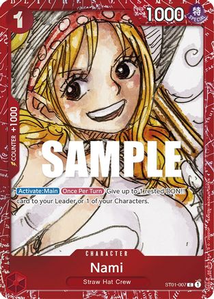 Nami (Premium Card Collection -ONE PIECE FILM RED Edition-) (ST01-007) Foil