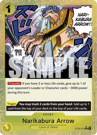 Narikabura Arrow (Textured Foil) (ST09-014) Foil