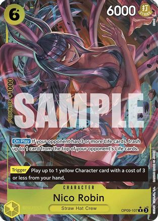 Nico Robin (Parallel) (OP09-107) Foil