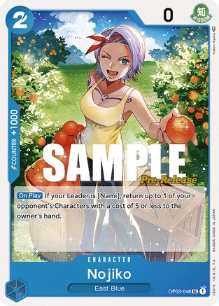Nojiko (OP03-048) Pre-Release Cards
