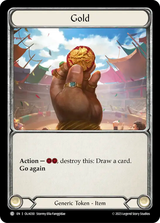 Agility // Gold (OLA028//OLA030) - Blitz Deck: Heavy Hitters - Olympia