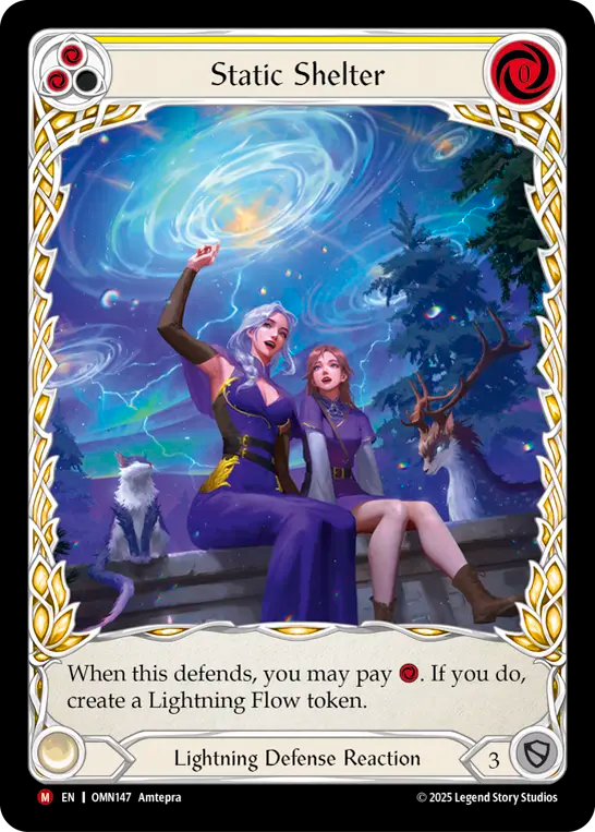 Static Shelter (Extended Art) (OMN147) Cold Foil - Omens of the Third Age