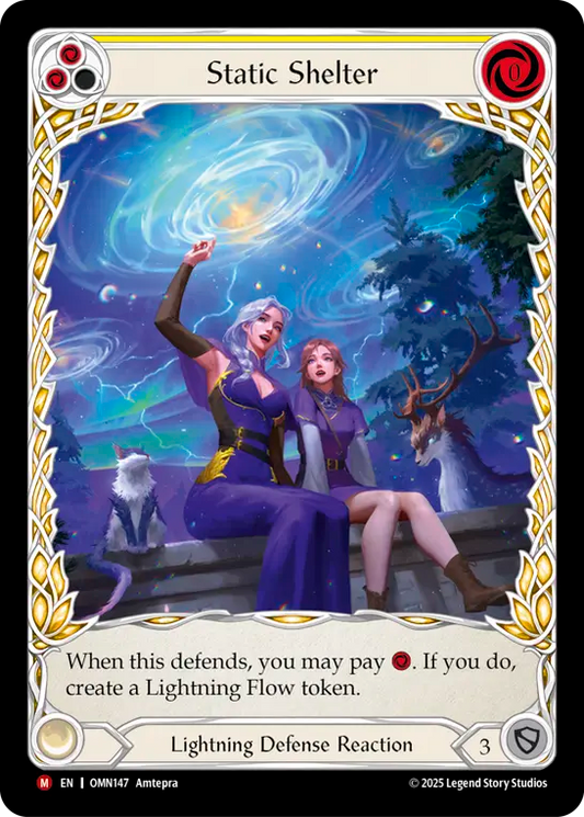 Static Shelter (Extended Art) (OMN147) Cold Foil - Omens of the Third Age