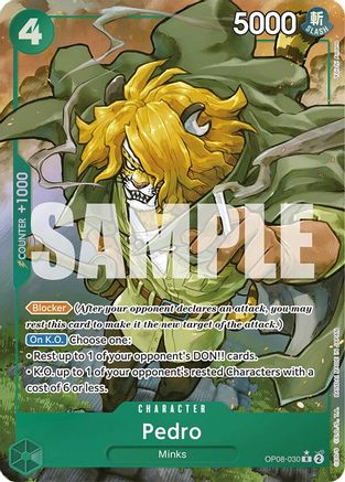 Pedro (Parallel) (OP08-030) Foil