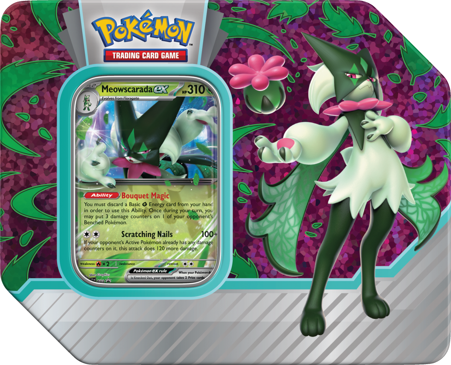 Pokémon TCG: Paldea Partners Tin | Silver Goblin