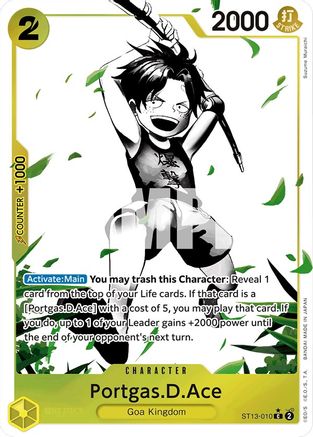 Portgas.D.Ace (Parallel) (ST13-010) Foil