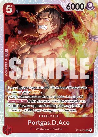 Portgas.D.Ace (ST15-005) Foil