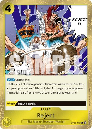 Reject (OP06-116) Foil
