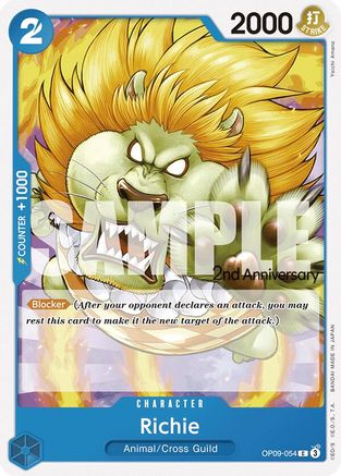 Richie (OP09-054) 2nd Anniversary Tournament Cards