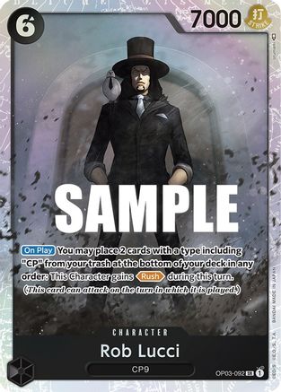 Rob Lucci (OP03-092) Foil