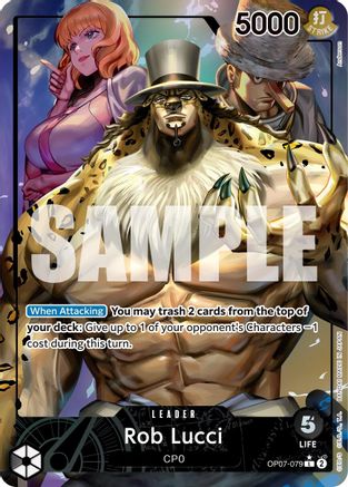 Rob Lucci (Parallel) (OP07-079) Foil