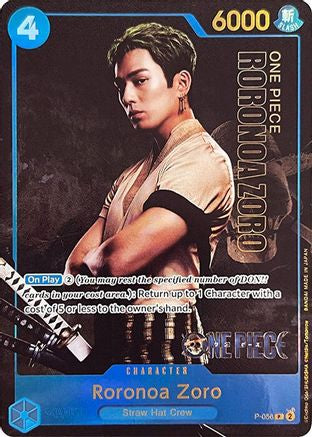 Roronoa Zoro (Premium Card Collection -Live Action Edition-) (P-056) Foil