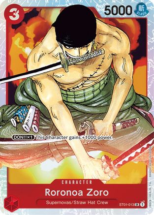 Roronoa Zoro (ST01-013) Foil
