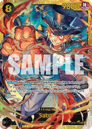 Sabo (OP07-118) Foil