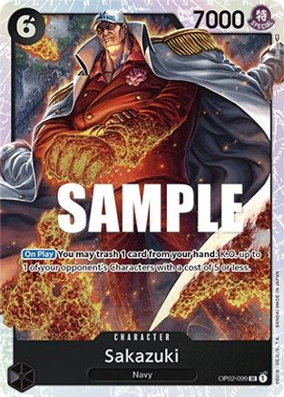 Sakazuki (OP02-099) Foil