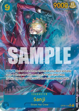 Sanji (Alternate Art) (OP06-119) Foil