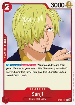 Sanji (OP01-013) Foil