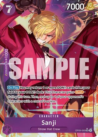 Sanji (Parallel) (OP09-065) Foil