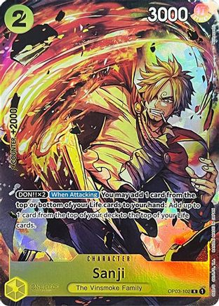 Sanji (Premium Card Collection -BANDAI CARD GAMES Fest. 23-24 Edition-) (OP03-102) Foil