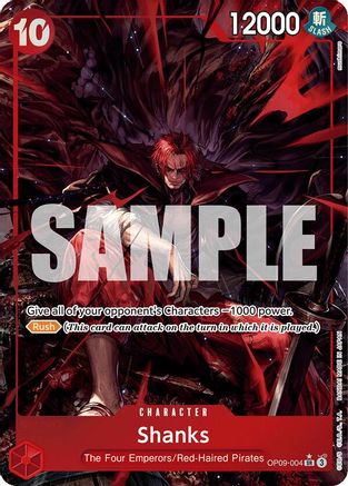 Shanks (Alternate Art) (OP09-004) Foil